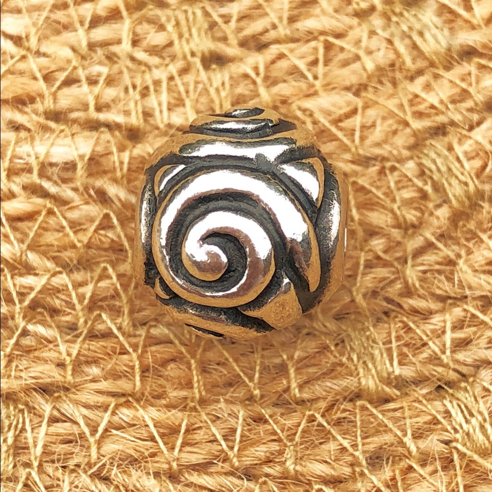 Authentic Trollbeads “Joyful” Sterling Bead